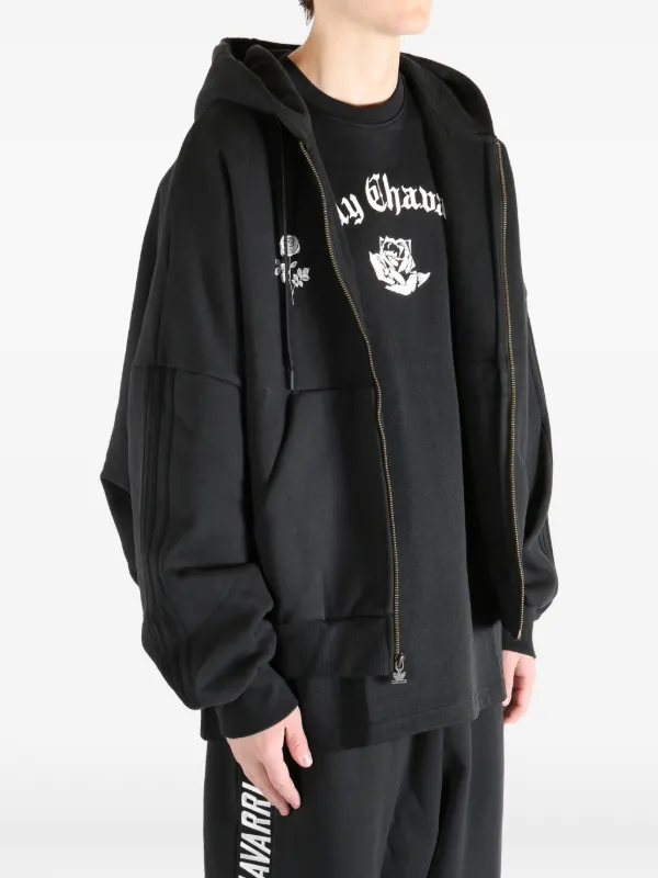 Adidas x Willy Chavarria zip-up Hoodie | Black | FARFETCH