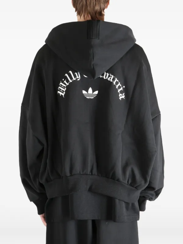 Adidas x Willy Chavarria zip-up Hoodie | Black | FARFETCH
