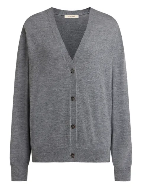 12 STOREEZ V-neck long-sleeve cardigan
