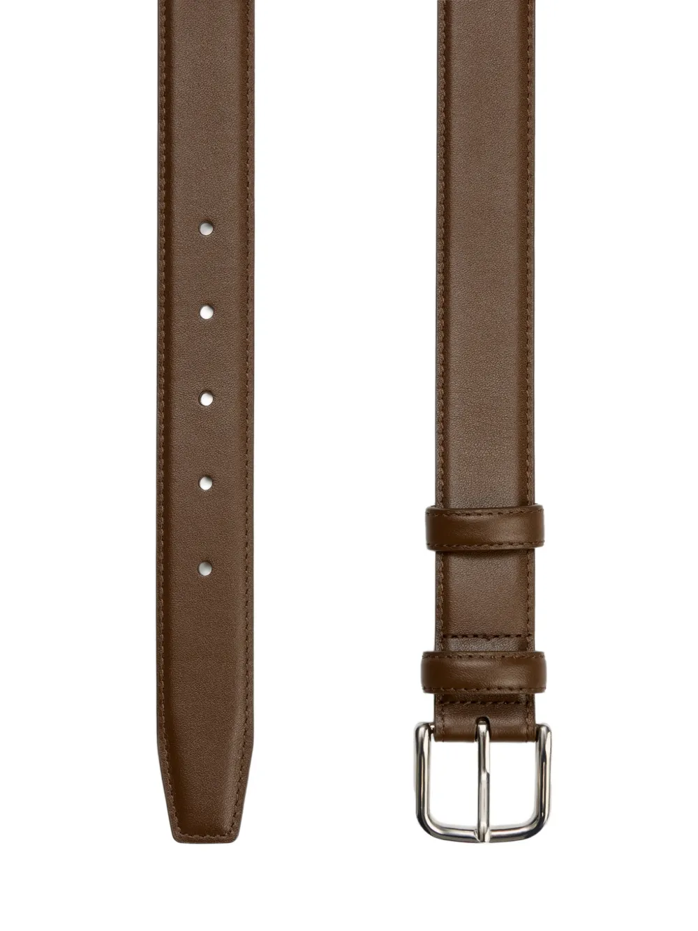 12 STOREEZ square-buckle leather belt | Image 2