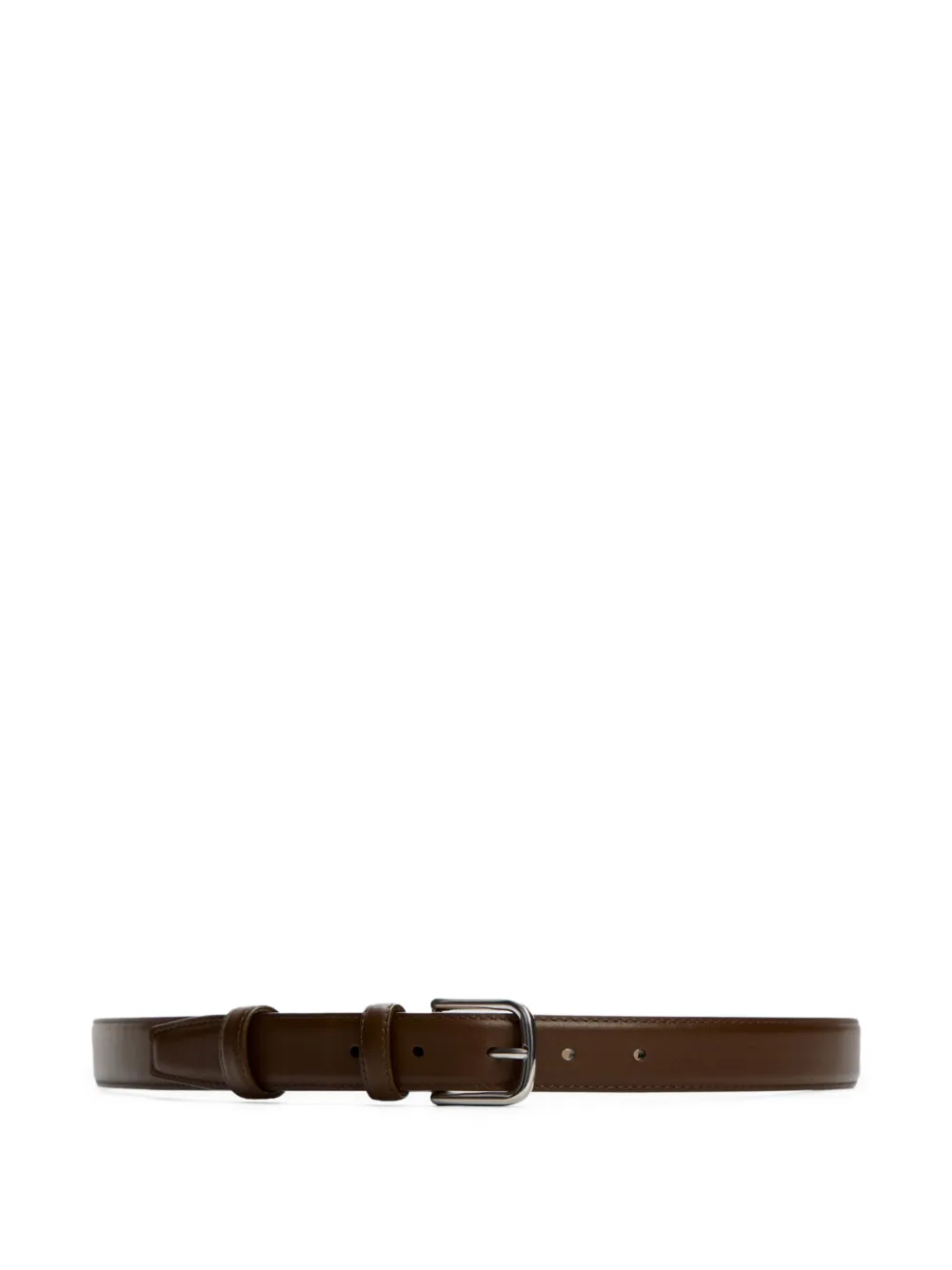 12 STOREEZ square-buckle leather belt | Brown | Image 1