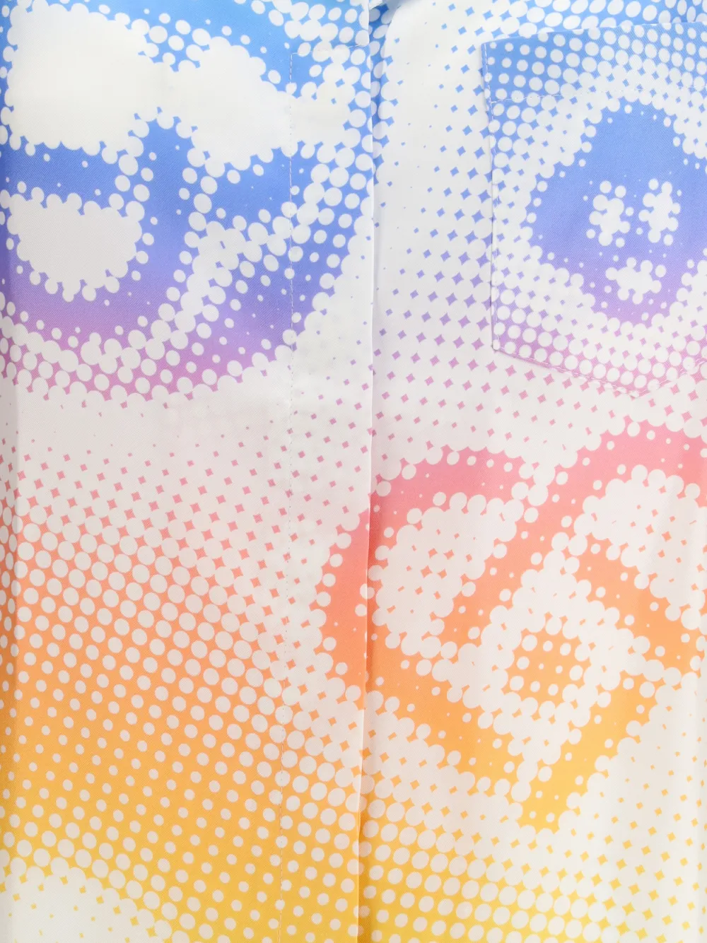 Casablanca blouse met print - Wit