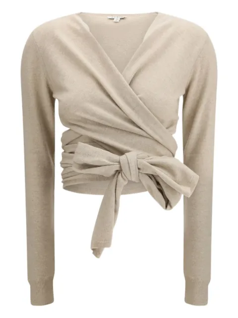 Alaïa wrap knot blouse
