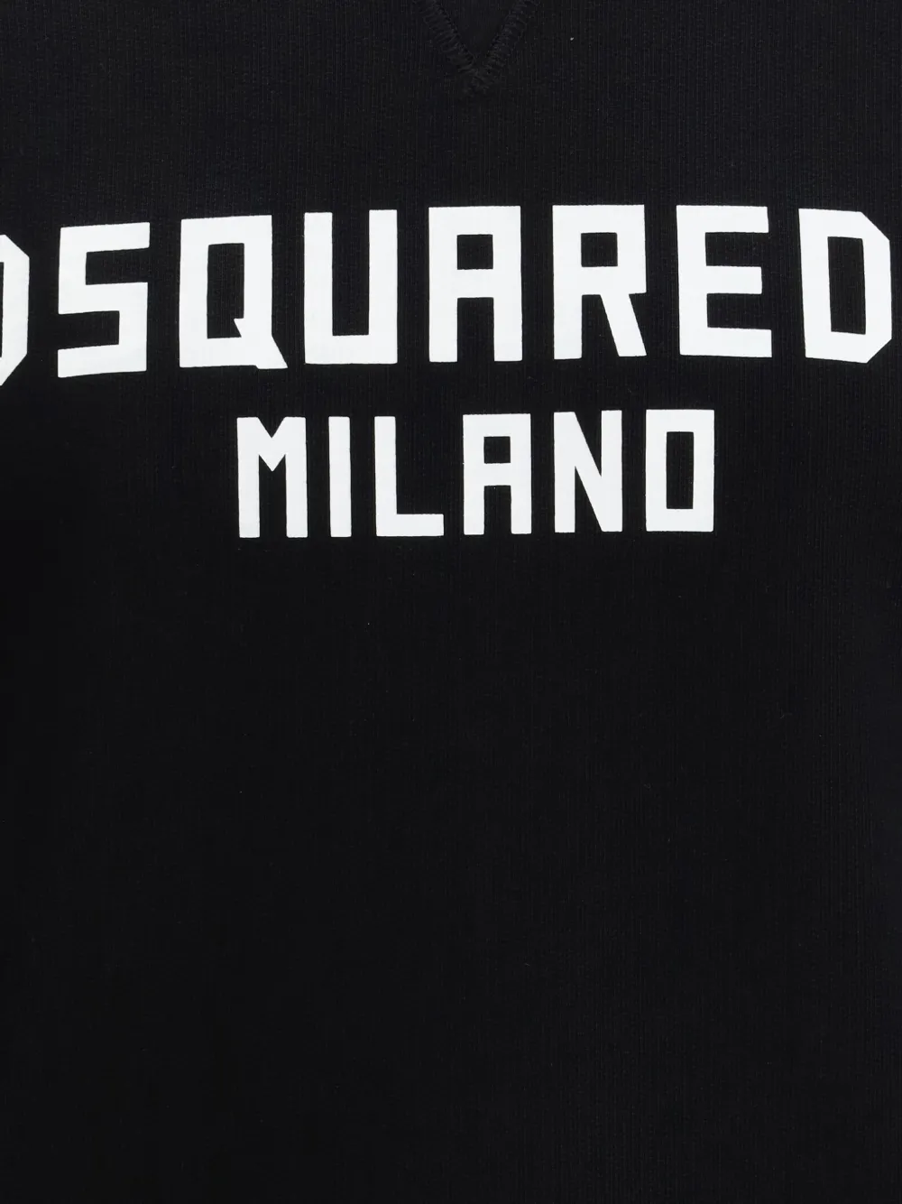 DSQUARED2 Milano cool-fit sweater met ronde hals Zwart
