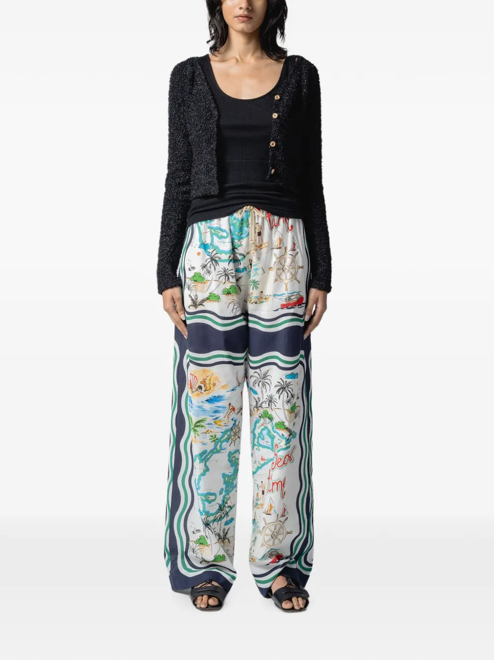 Muller Of Yoshiokubo Cropped vest Zwart