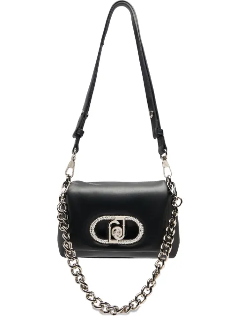 LIU JO LaPuffy monogram chain satchel