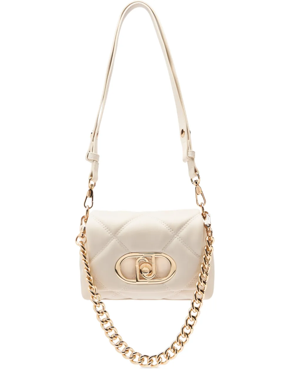 LIU JO LaPuffy monogram shoulder bag - Bianco