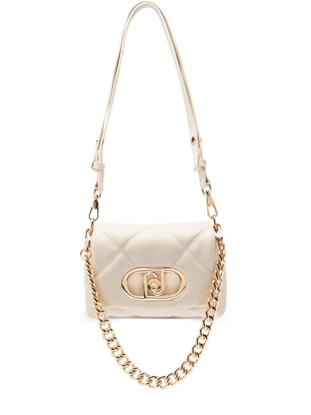LIU JO LaPuffy monogram shoulder bag - Bianco