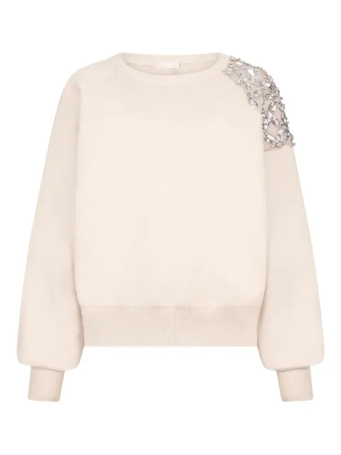 LIU JO embroidery sweatshirt