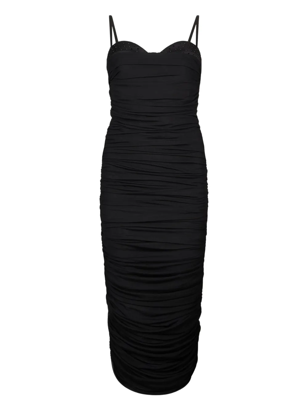 LIU JO robe sans manches à coupe mi-longue | noir | Image 1