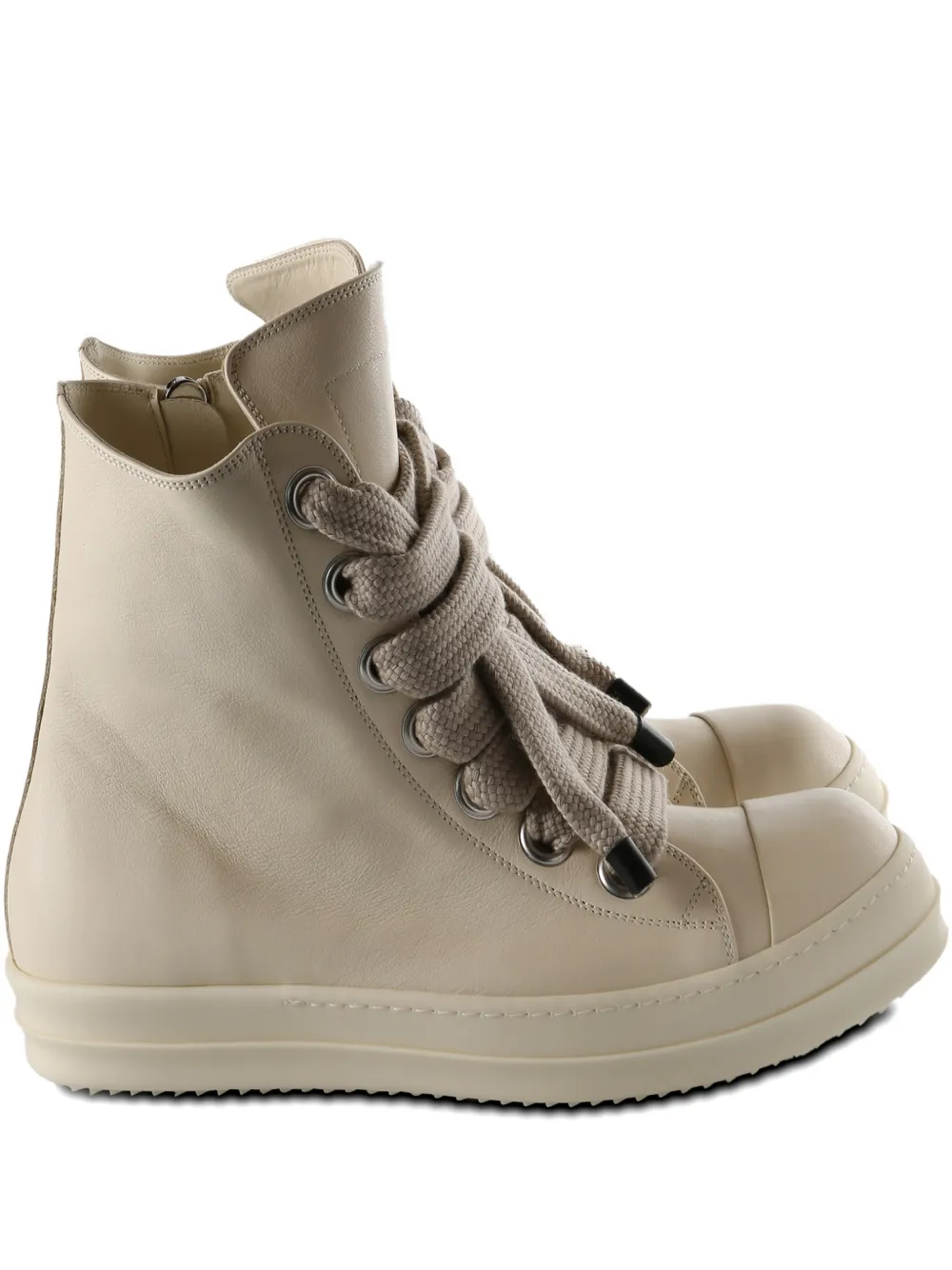 Rick Owens Jumbolace high-top sneakers | Neutrals | Image 1