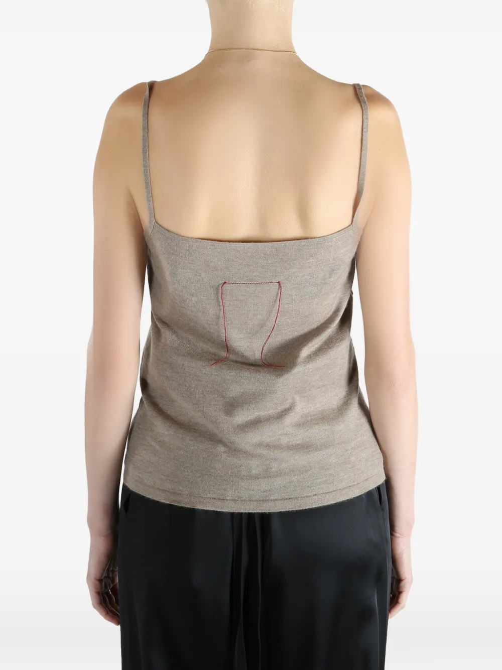 Uma Wang Mouwloze top Beige