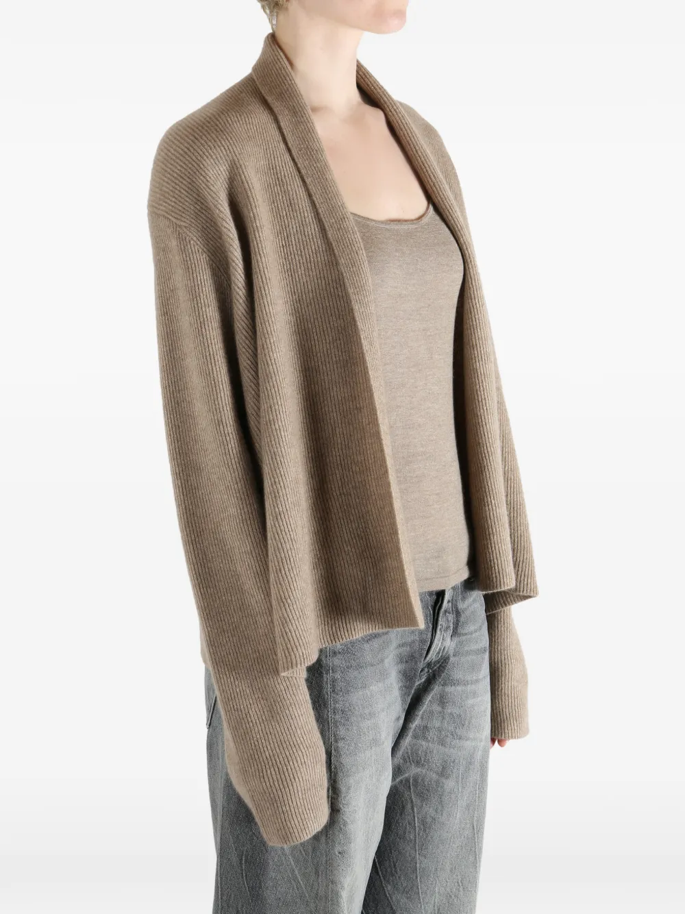  Uma Wang X 1436 Open-front Cardigan - Neutrals 
