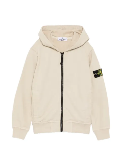 Stone Island Junior 로고 패치 재킷