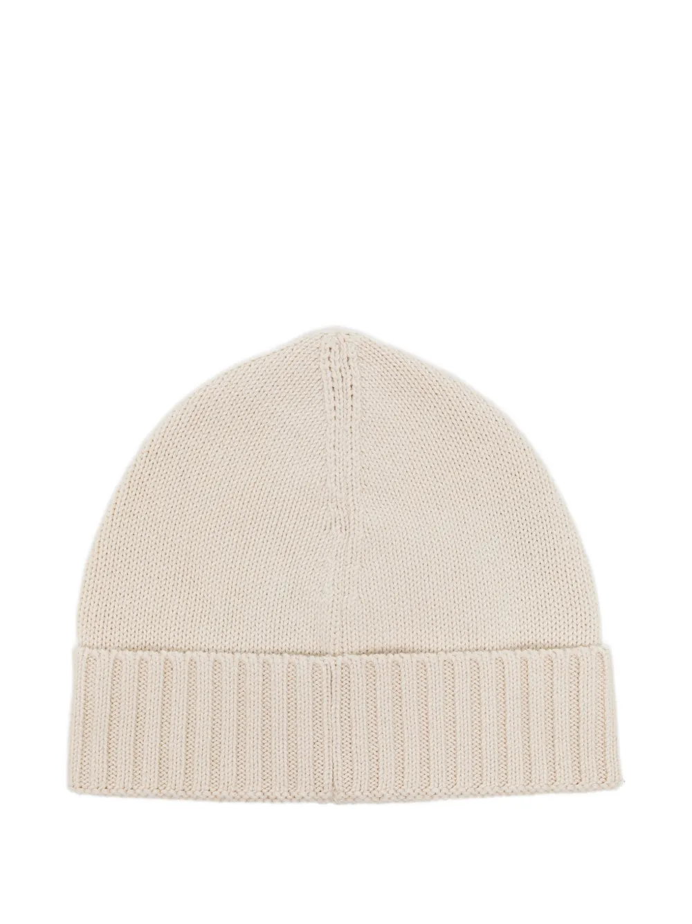 Stone Island Junior compass-patch beanie - Beige