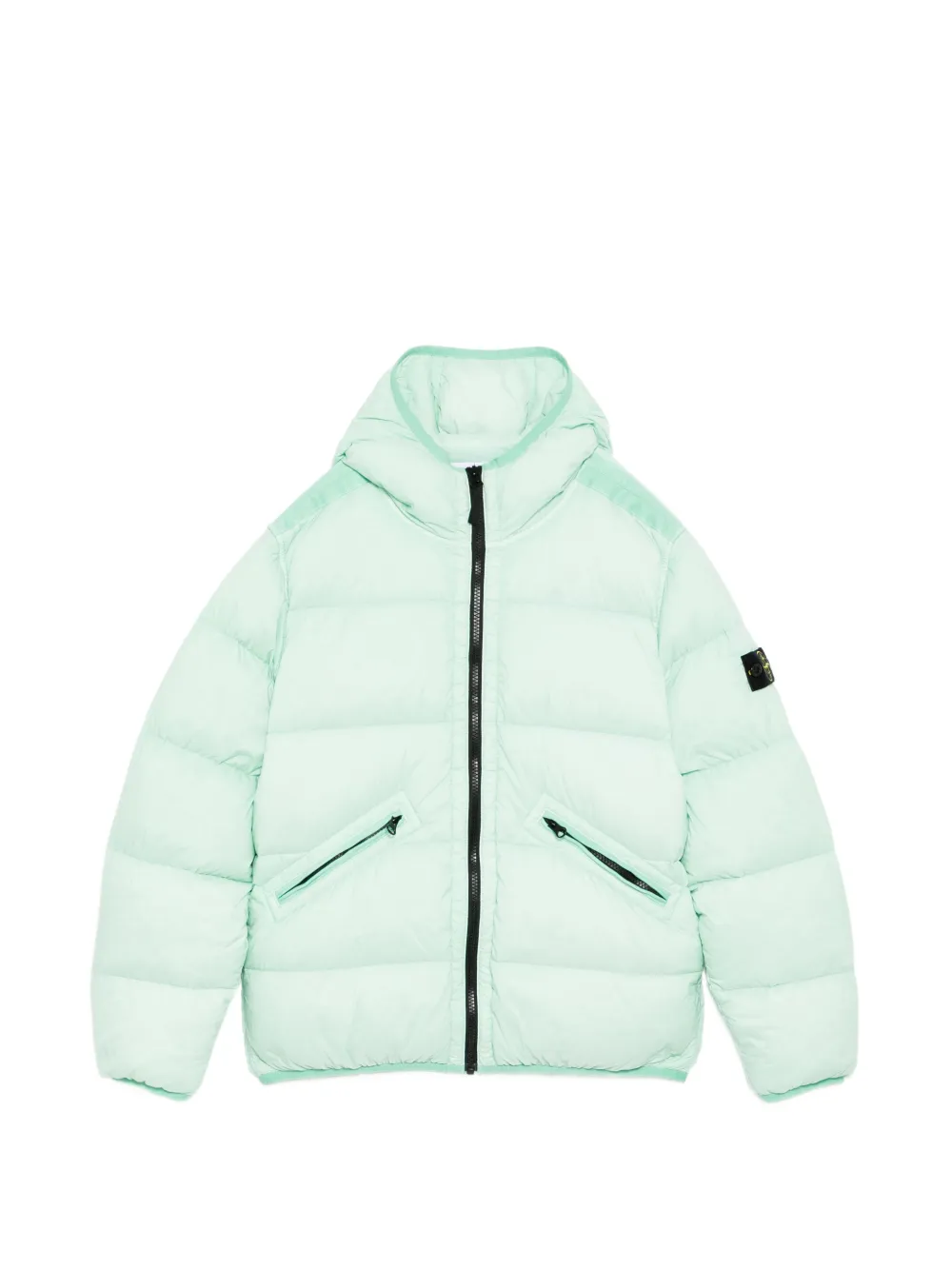Stone Island Junior Giacca con applicazione logo - Verde