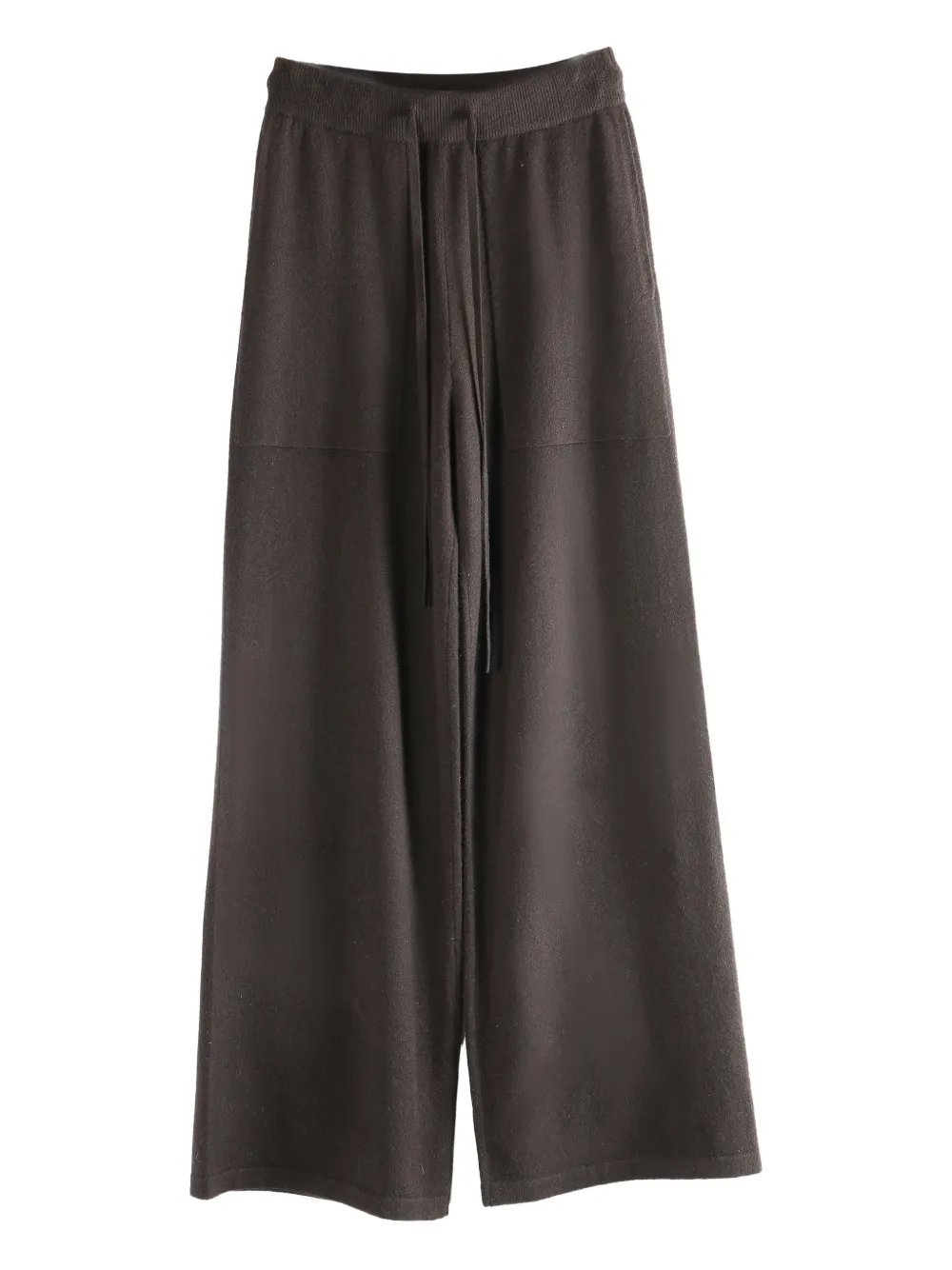 Uma Wang x 1436 drawstring knitted trousers - Marrone