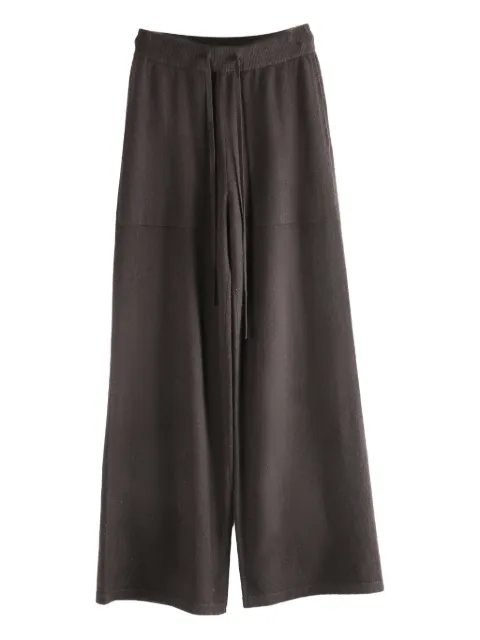 Uma Wang pantalones tejidos con cordones en la pretina en colaboración con 1436