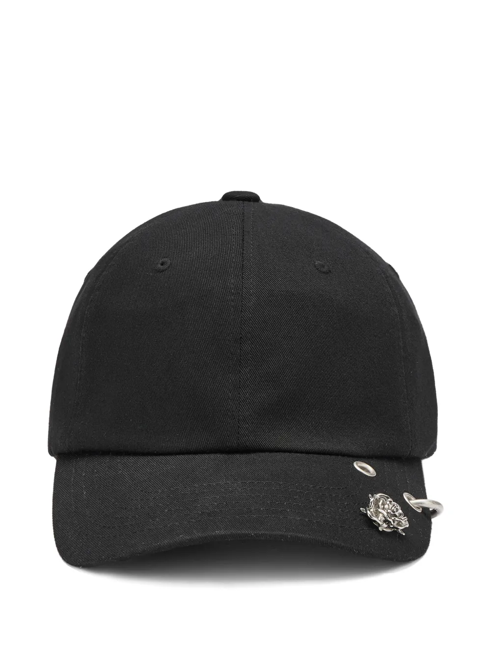 We11done rose-embellishment baseball cap - Nero