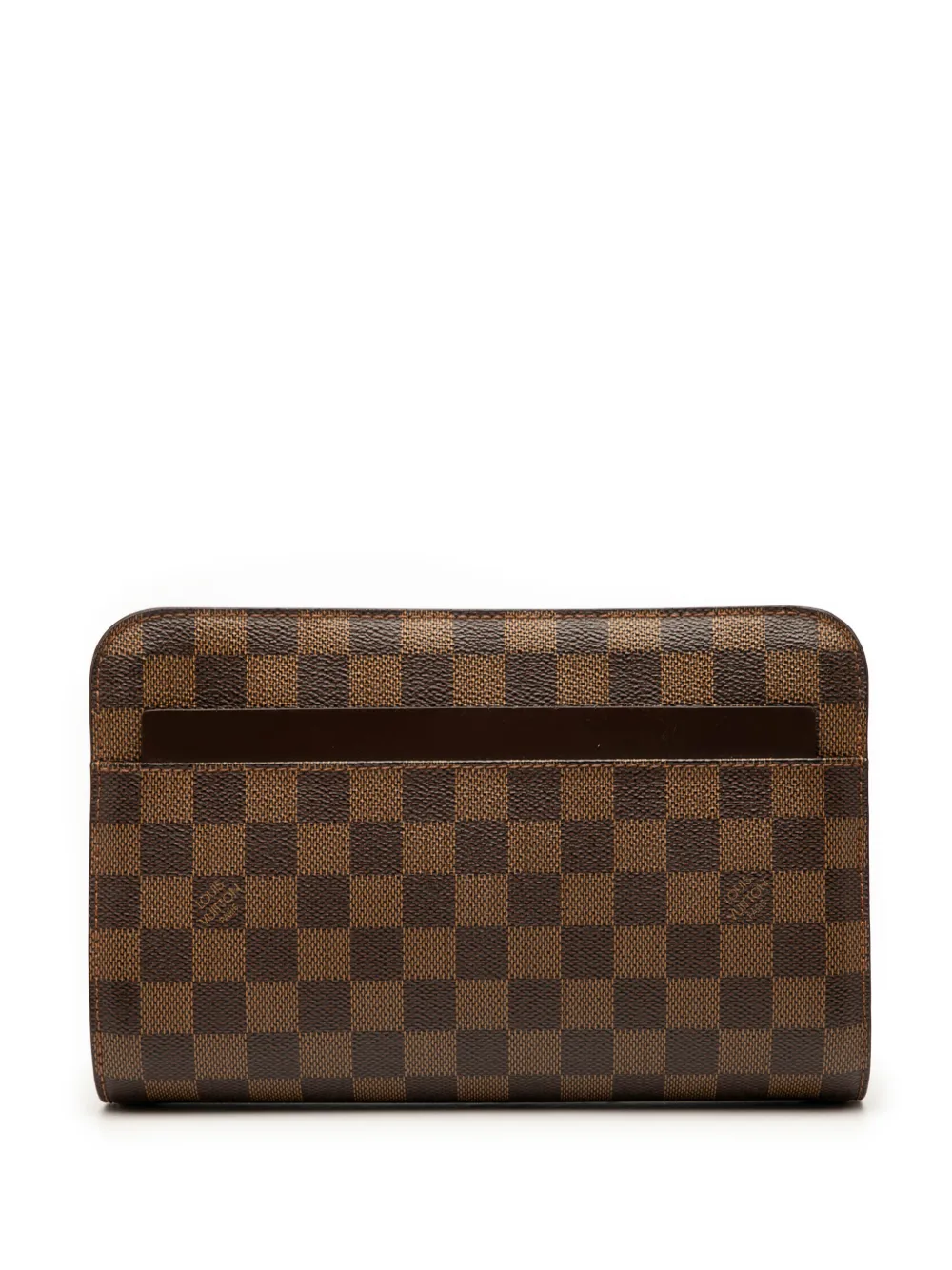 Louis Vuitton Pre-Owned Clutch Saint Louis in tela Damier Ebène 2005 - Marrone