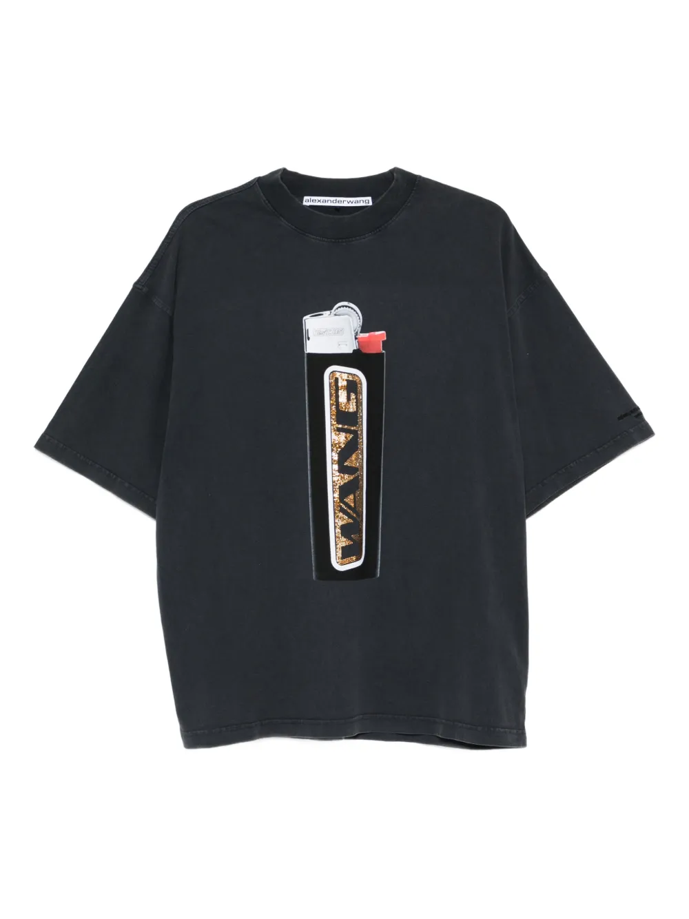 Alexander Wang graphic T-shirt - Grigio