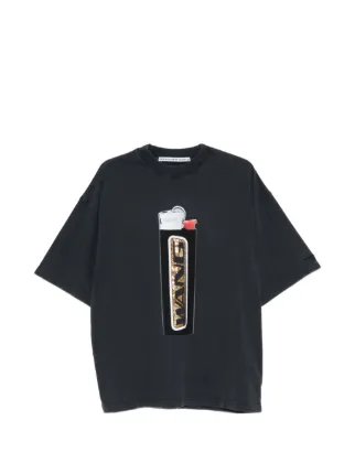 Alexander Wang グラフィック Tシャツ | ブラック | FARFETCH JP