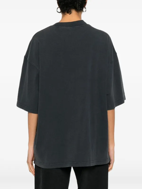 Alexander Wang ラインストーン グラフィック Tシャツ | ブラック