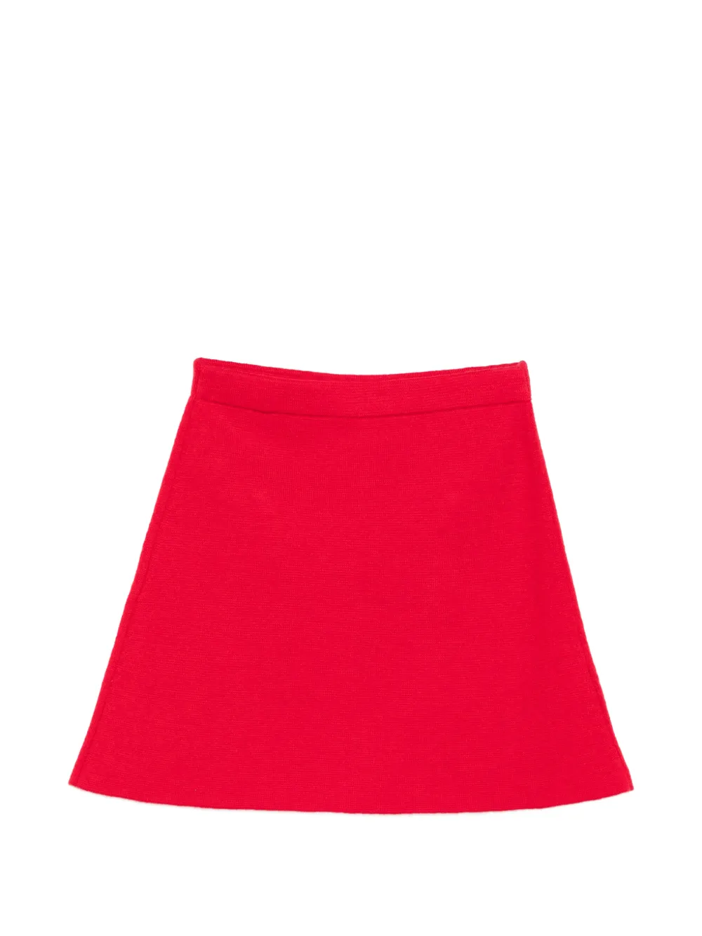  Self-portrait Kids Knitted Mini Skirt - Red 