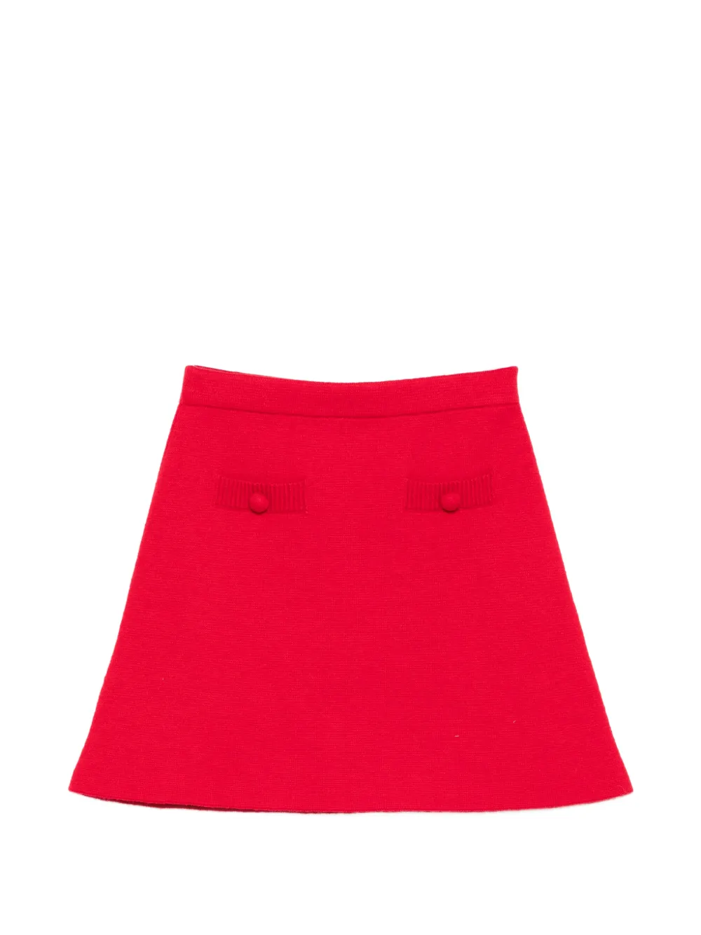 Self-Portrait Kids Minigonna in maglia - Rosso