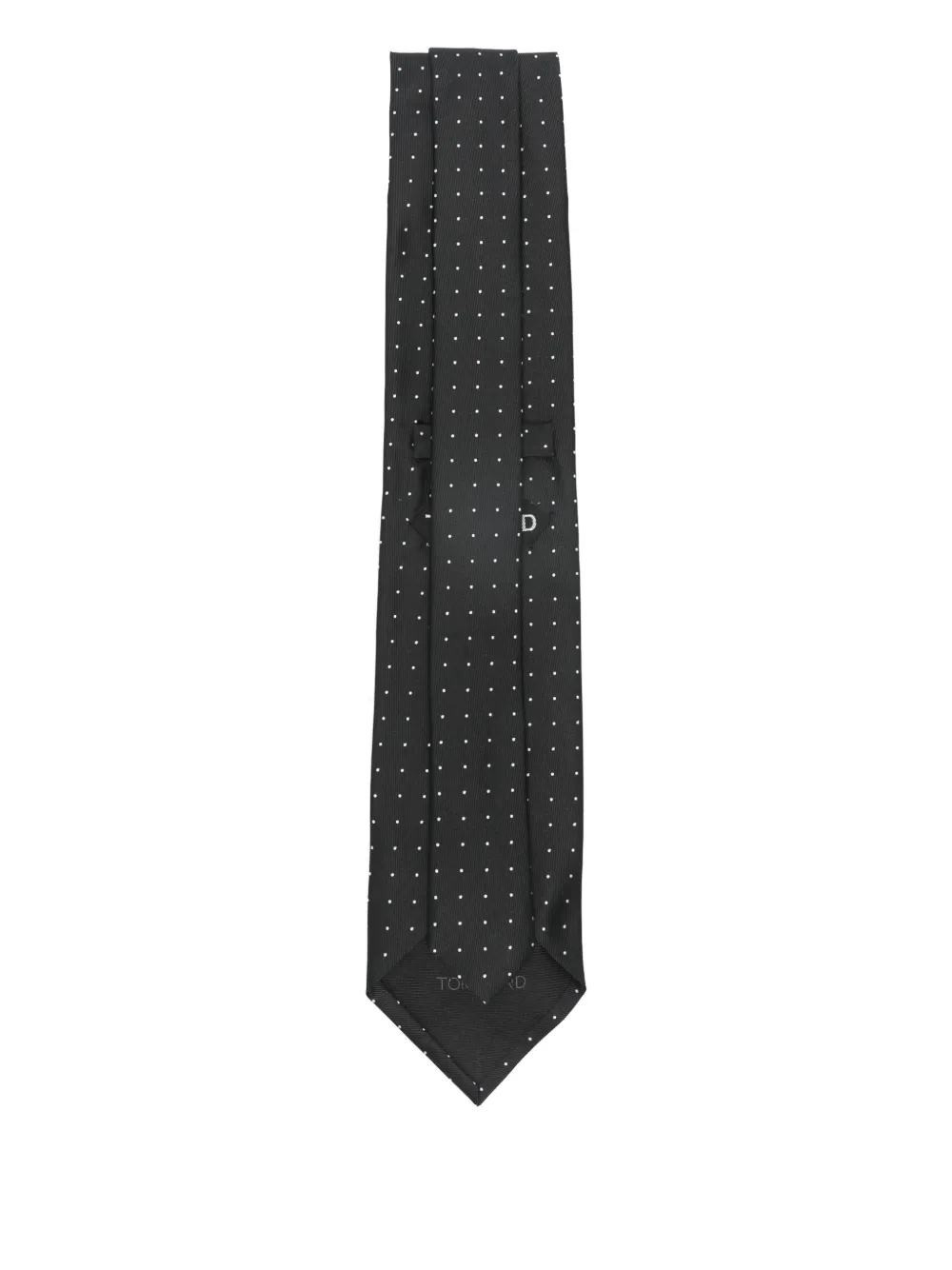 TOM FORD polka-dot tie - Zwart