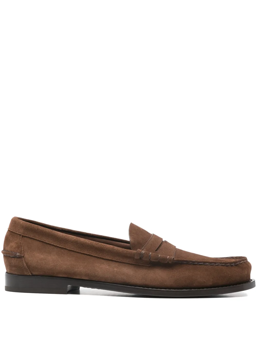 Church's Rowley panelled suede loafers - Braun