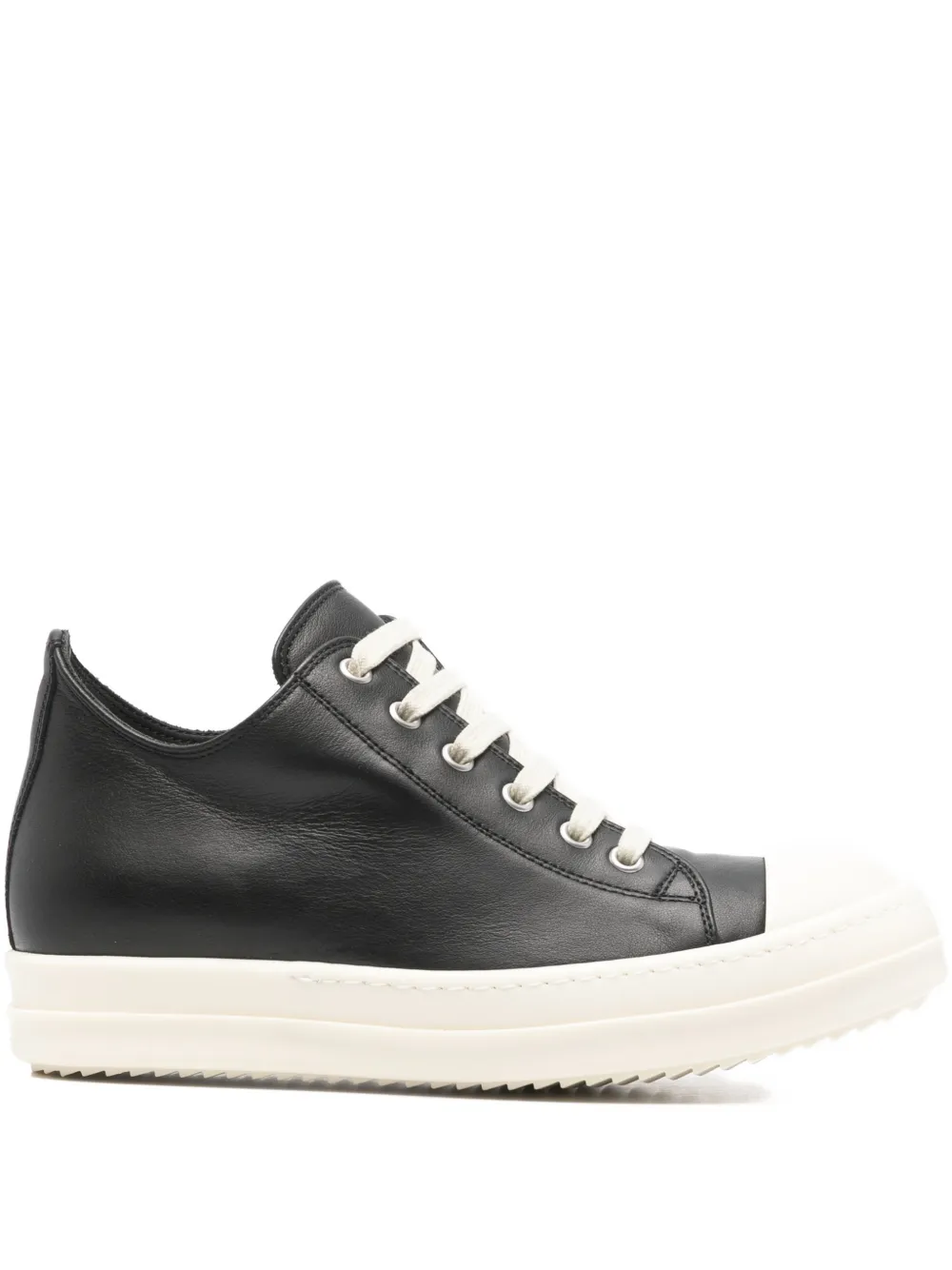 Rick Owens lace-up fastening sneakers Zwart