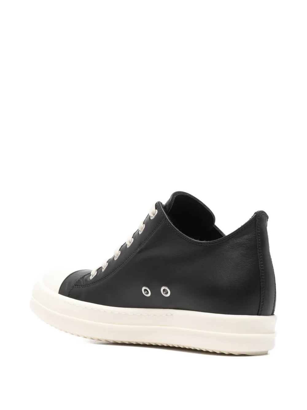 Rick Owens lace-up fastening sneakers Zwart