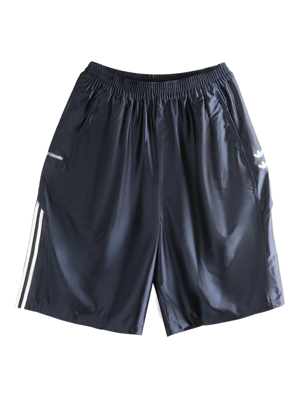 adidas x Willy Chavarria Dazzle Snap track shorts - Blu