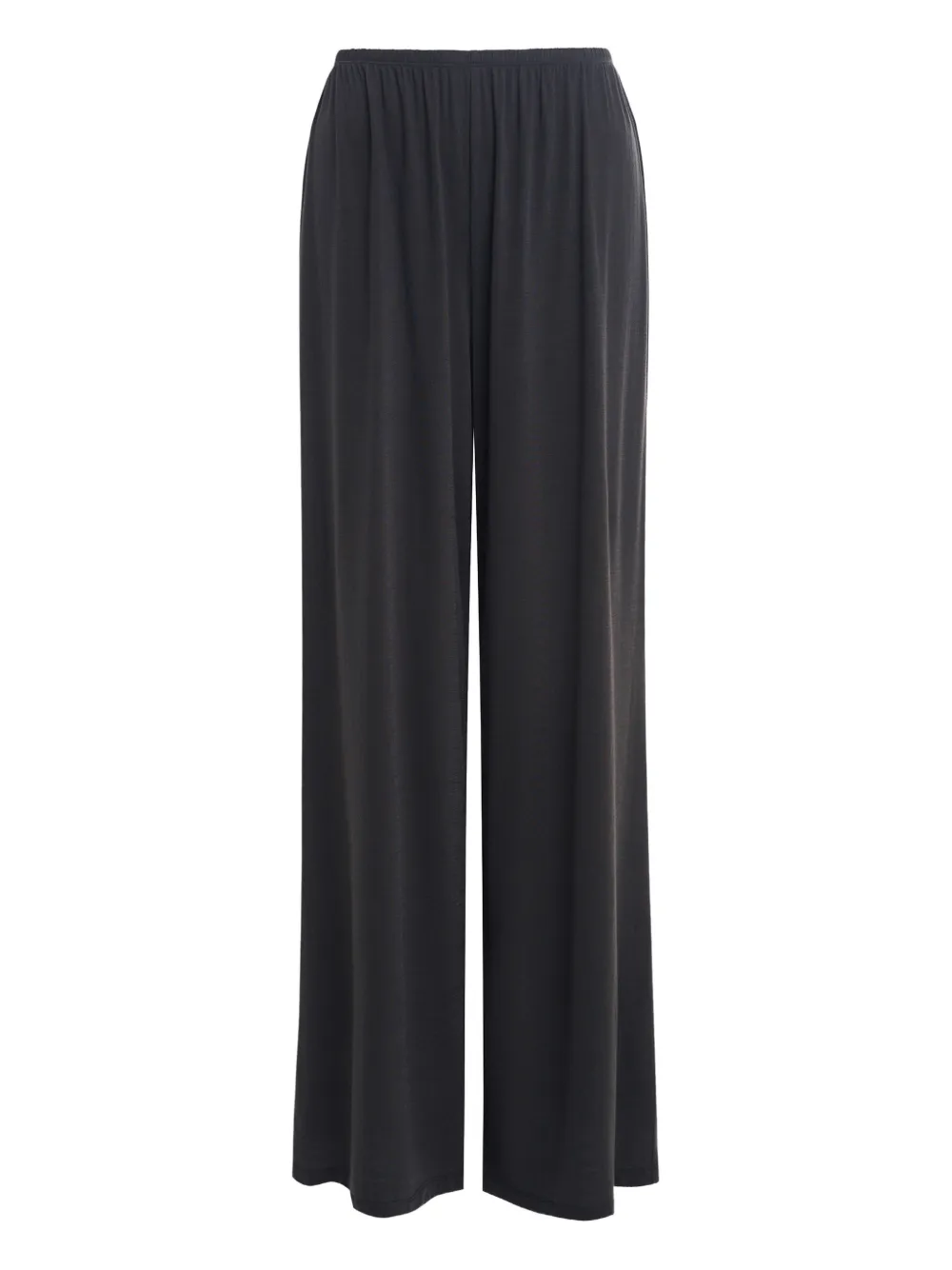 12 STOREEZ Pantaloni a palazzo con vita elasticizzata - Nero