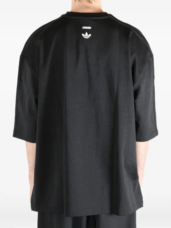 Adidas x Willy Chavarria graphic-print Crew Neck T-shirt | Black