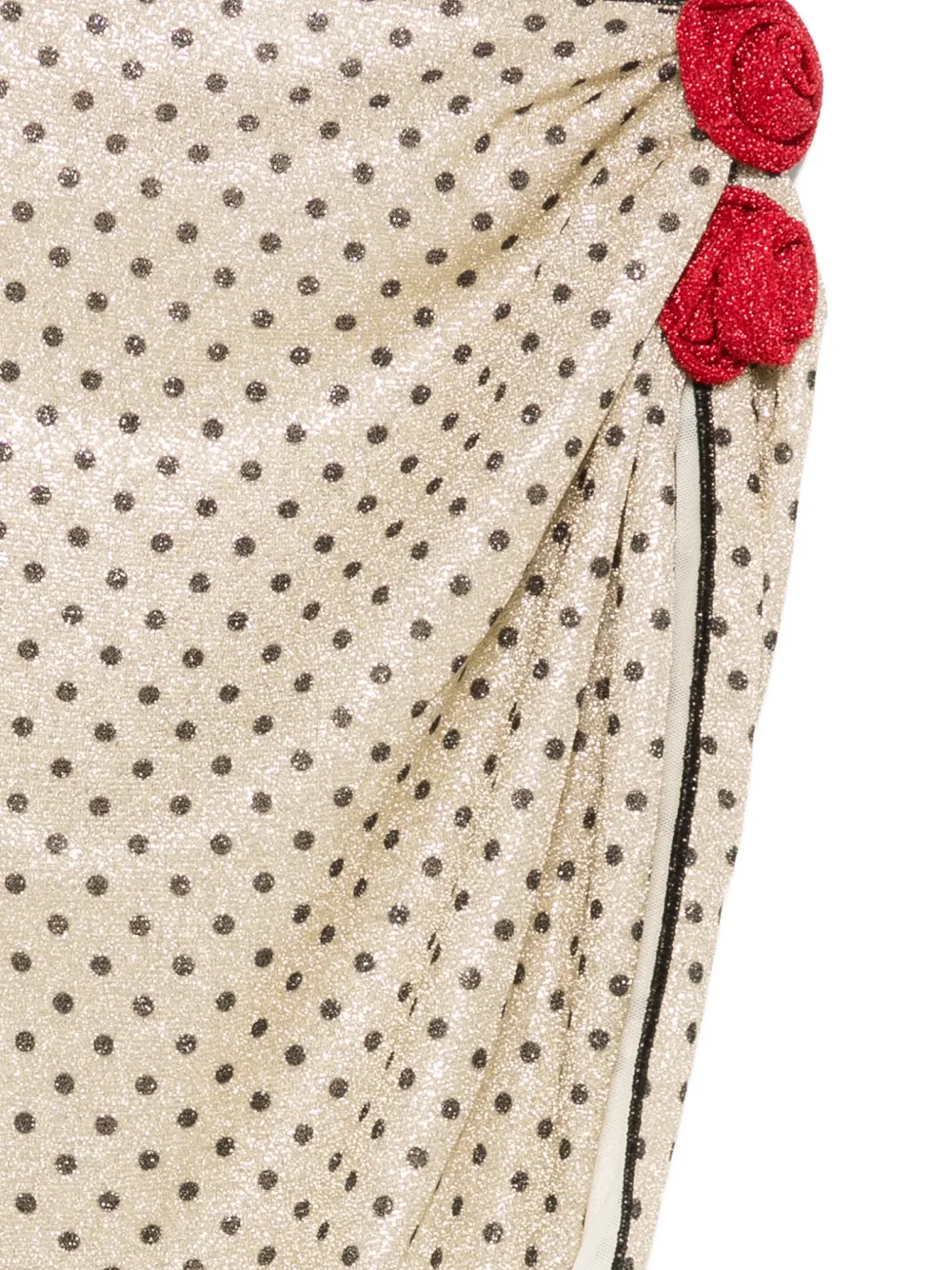 Oséree Badpak met stippen en bloemenprint Beige