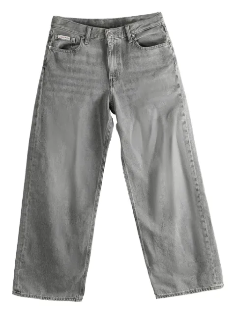 Calvin Klein low-rise wide-leg jeans