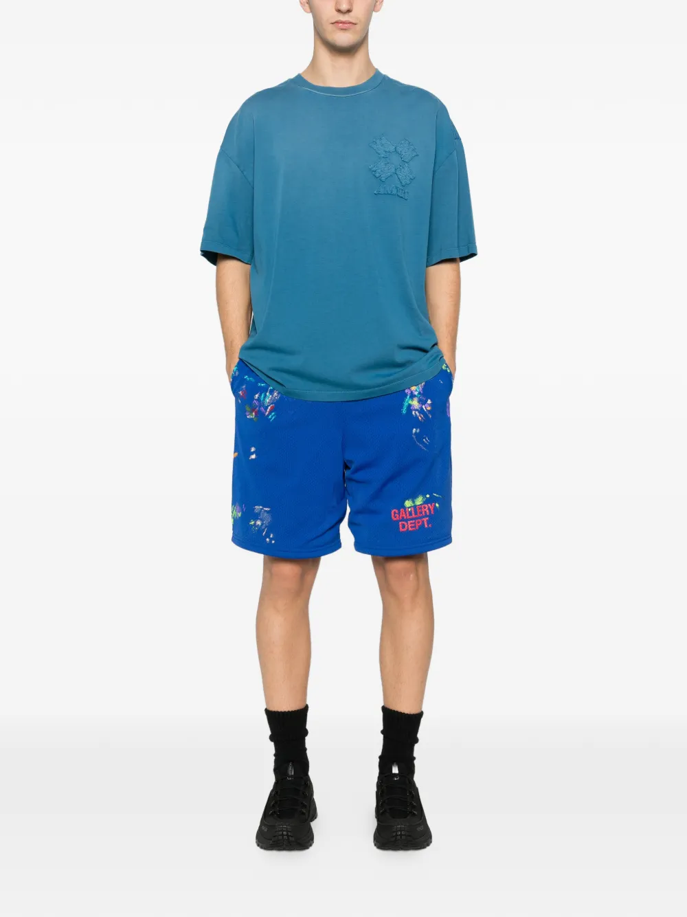 GALLERY DEPT. x Josué Thomas painted track shorts | Track & Running Shorts | Image 2