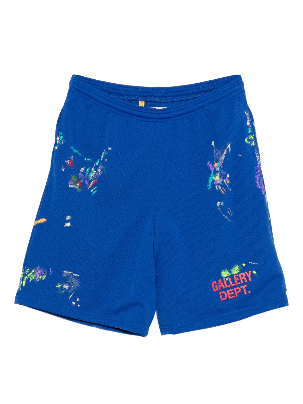 GALLERY DEPT. x Josué Thomas painted track shorts - Blu
