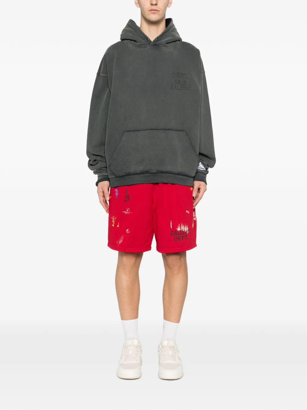 GALLERY DEPT. x Josué Thomas paint-splatter track shorts | Track & Running Shorts | Image 2