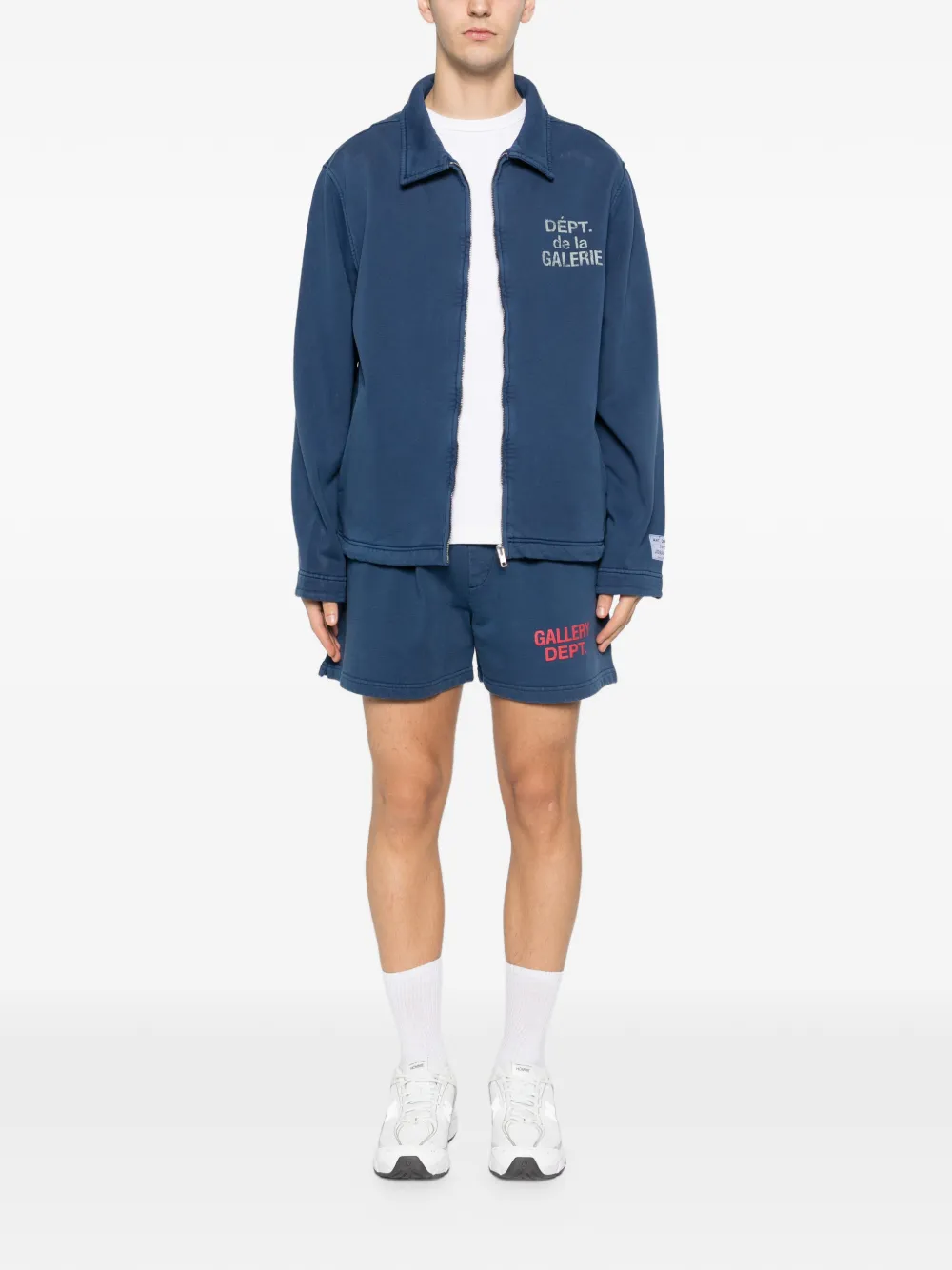 GALLERY DEPT. x Josué Thomas drawstring-fastening logo track shorts | Track & Running Shorts | Image 2