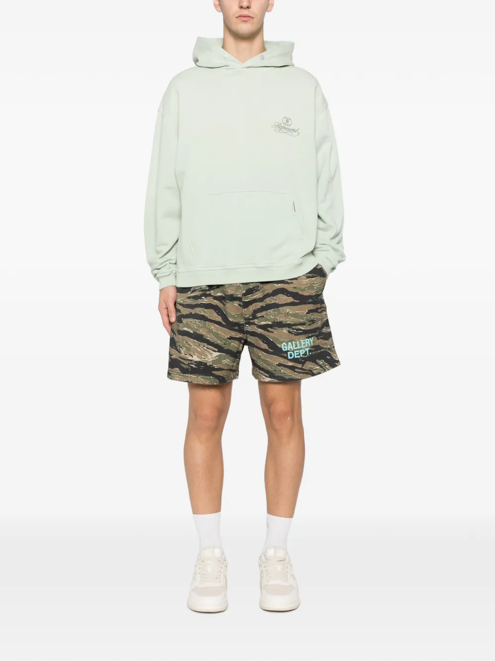 GALLERY DEPT. x Josué Thomas elasticated camouflage-pattern track shorts | Track & Running Shorts | Image 2
