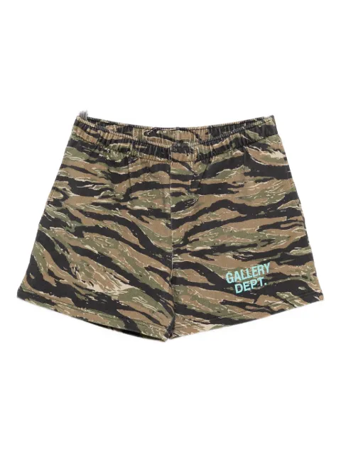 GALLERY DEPT. x Josué Thomas elasticated camouflage-pattern track shorts