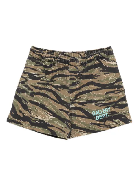 GALLERY DEPT. x Josué Thomas elasticated camouflage-pattern track shorts