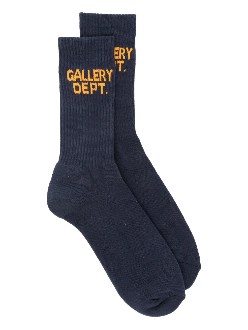 GALLERY DEPT. logo-embroidered socks - Blu