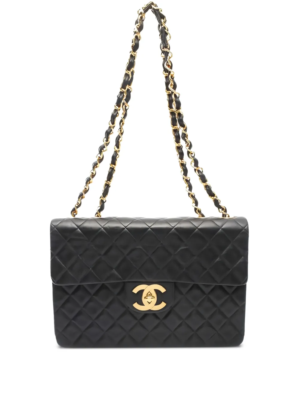 CHANEL Pre-Owned 1994-1996 matelassé chain shoulder bag - Schwarz