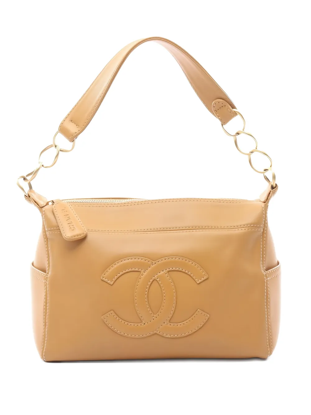 CHANEL Pre-Owned Borsa a spalla Coco Mark 2003-2004 - Toni neutri