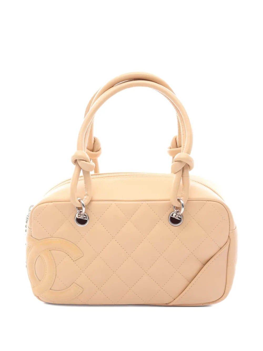 CHANEL Pre-Owned Borsa bowling Cambon Line mini 2005-2006 - Toni neutri
