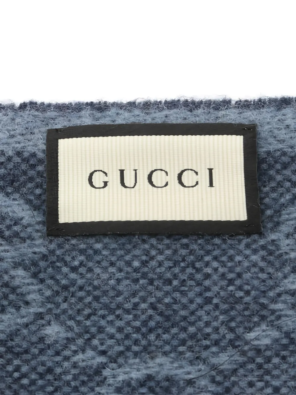 Gucci Pre-Owned écharpe rayée à motif de logo | Homme | Image 2